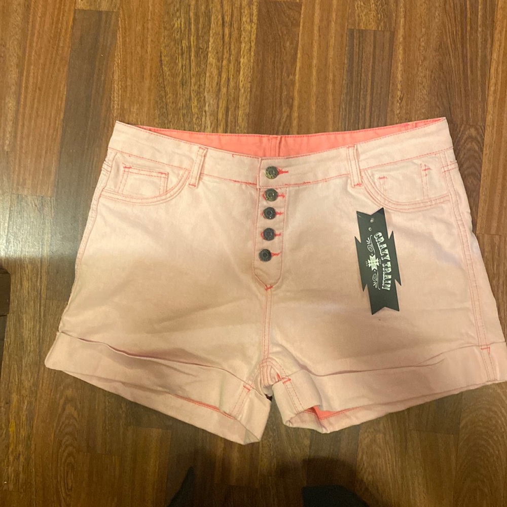 Crazy train reversible shorts. Size 2xl, runs very small, like a large.